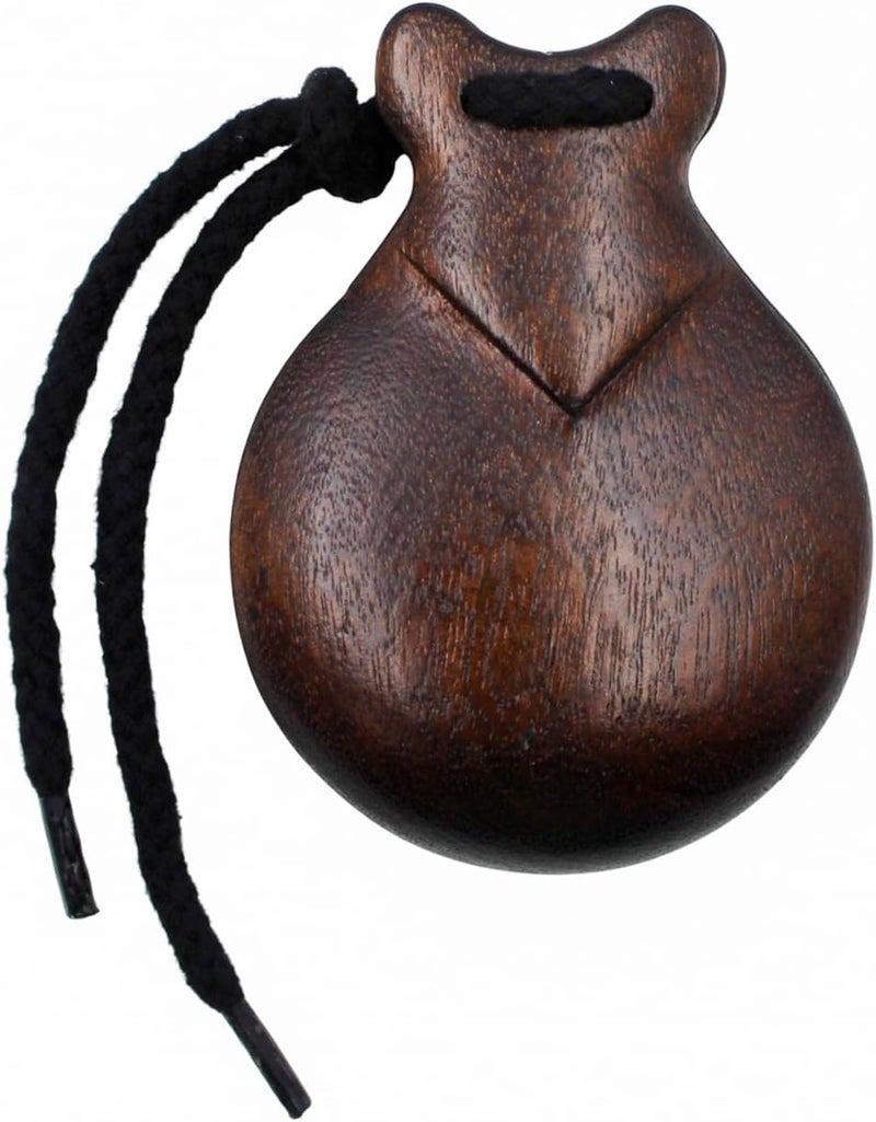 Jale Semi-Professional Flamenco Spanish Castanets - Mongoy & Nodal Wood, Dark Brown Finish, Size 8 for Dance Performances & Practice, Made in Spain - Image 2